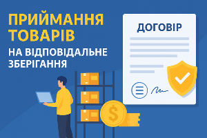Приймання товарів на відповідальне зберігання